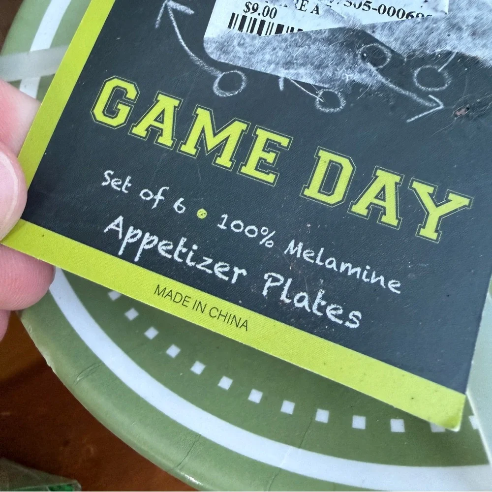 4 piece football party decorations